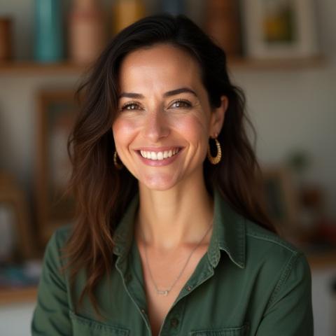 Retrato de Sofía Rodríguez, instructora de El Rincón Creativo.